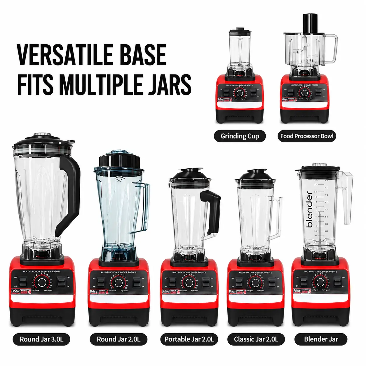 LN-767 smart blender inner cup and 6 blades detail