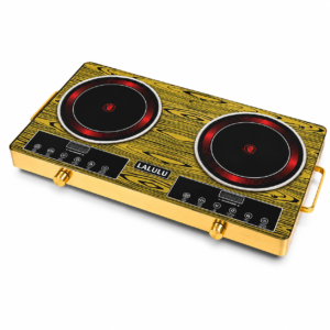 AJ-33 3500W double burner infrared cooker for wholesale and OEM orders