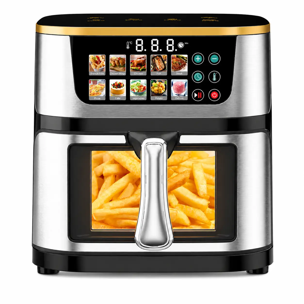 YD-220 10L LCD Digital Electric Air Fryer for wholesale and OEM orders