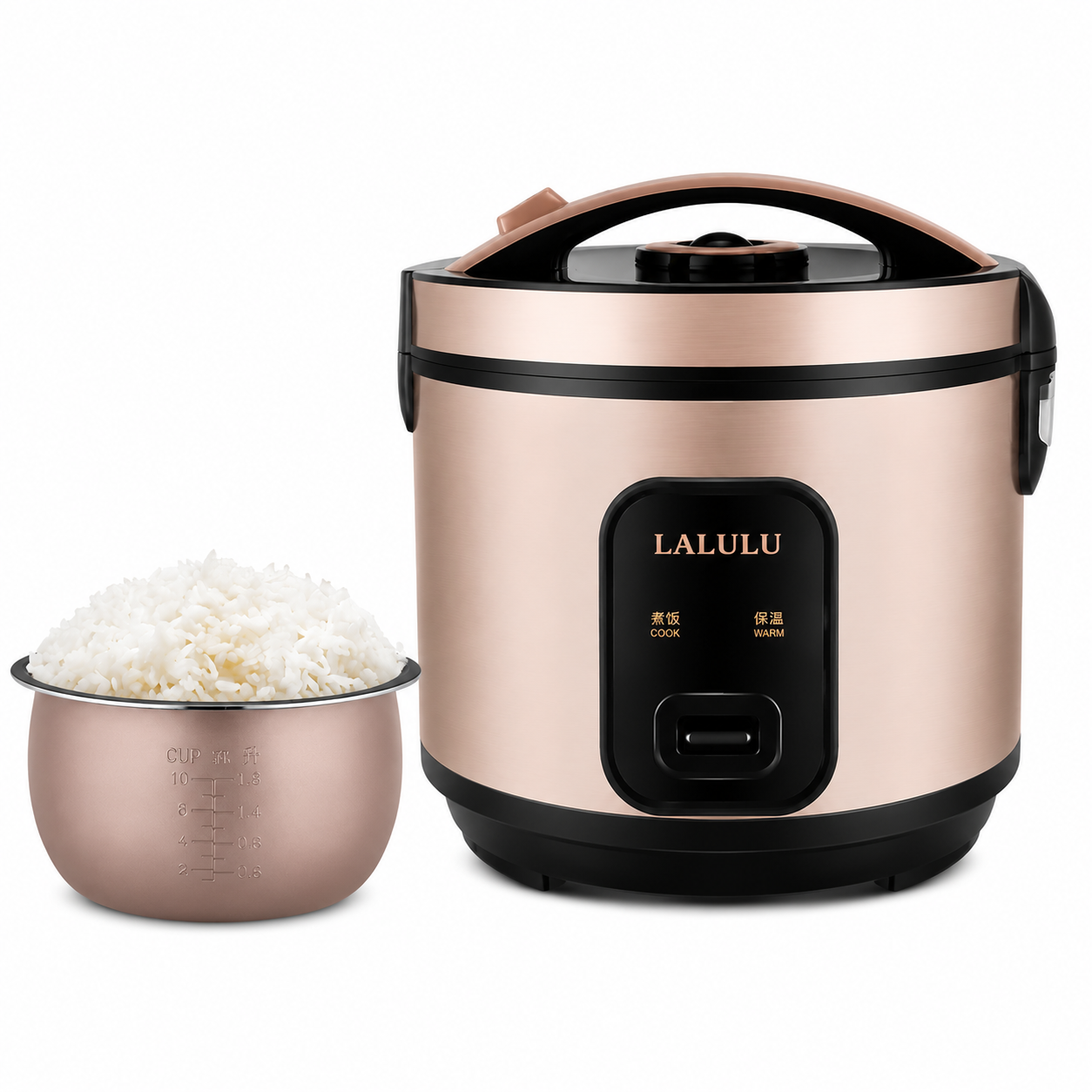 PT-311 rice cooker accessories with steamer measuring cup ladle and soup spoon