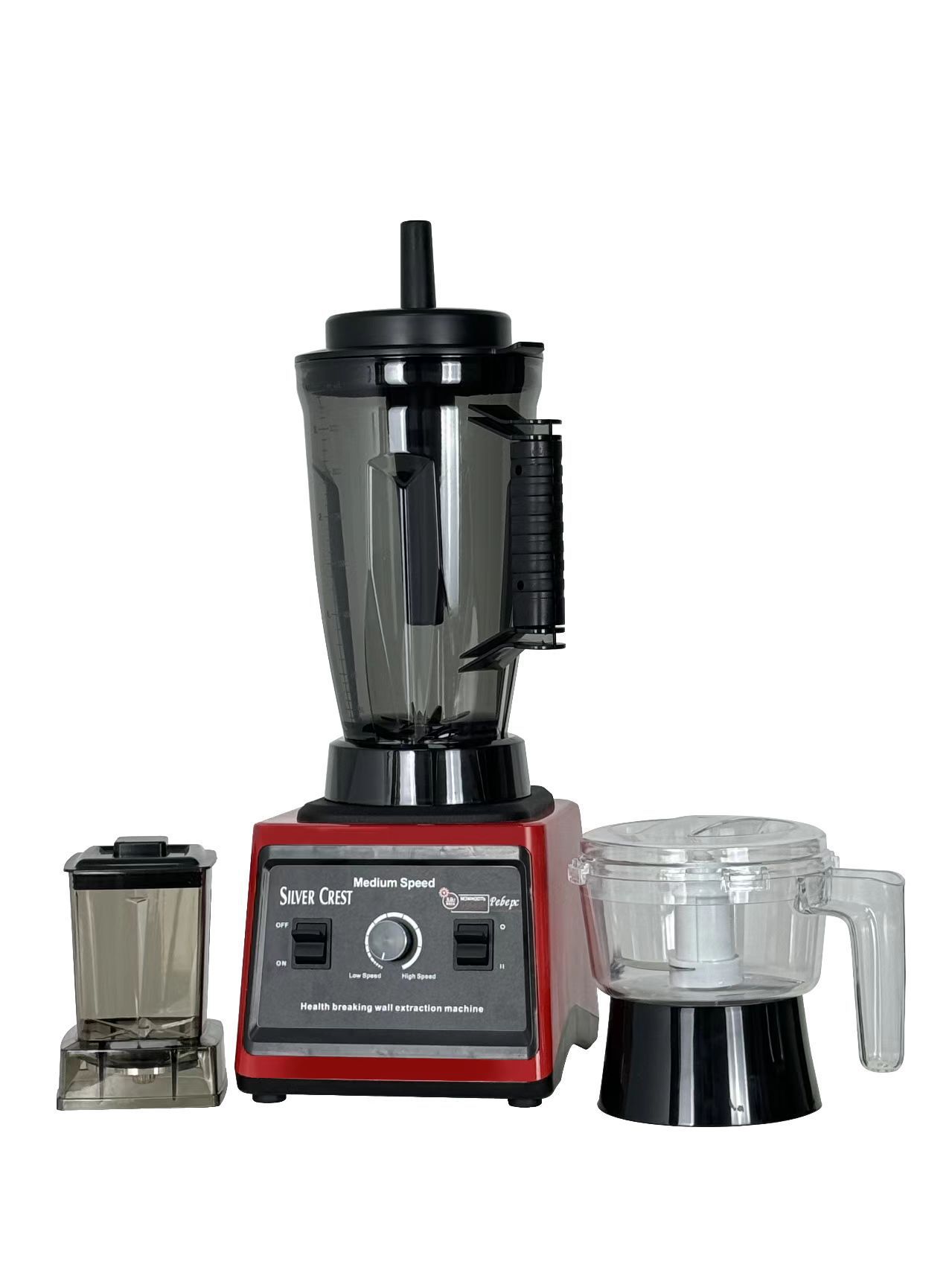 LN-9880 blender with tamper accessory
