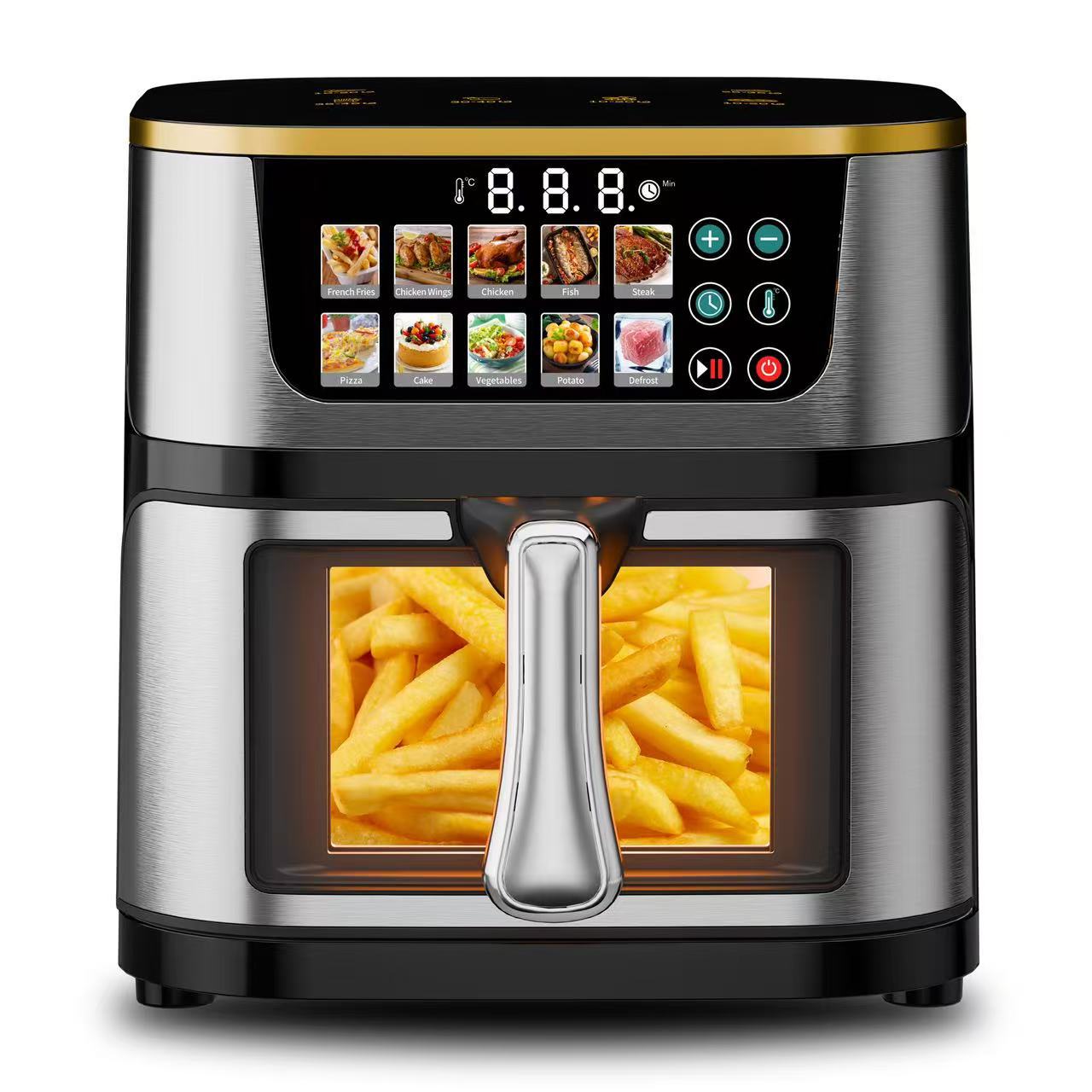 YD-220 10L LCD Digital Electric Air Fryer for wholesale and OEM orders