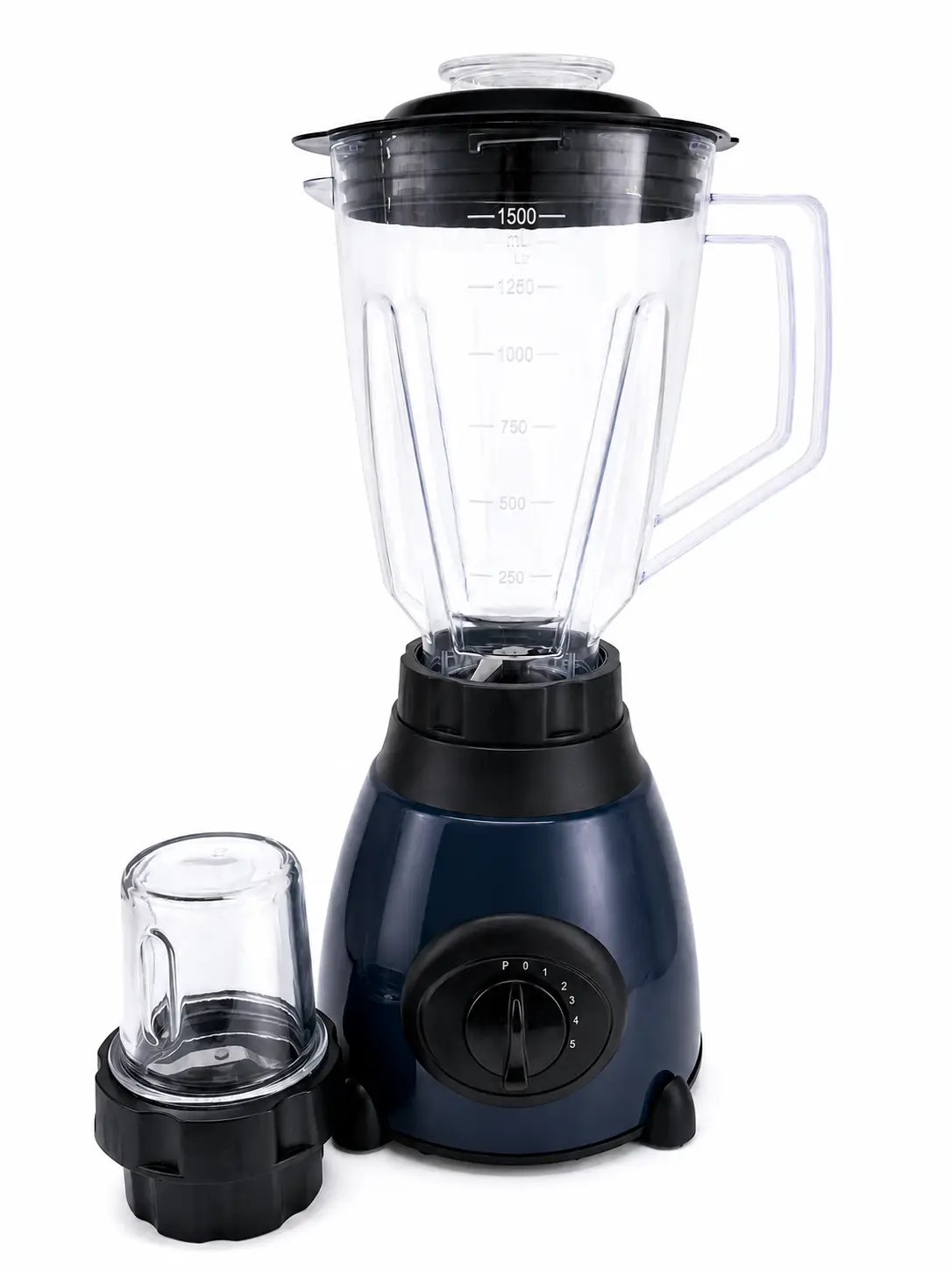 LN-66 food processor with glass PC and stainless steel cup options