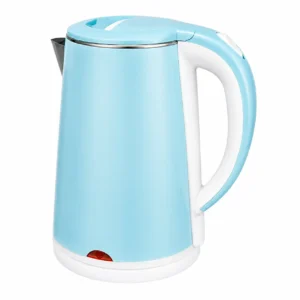 SH-02 blue stainless steel electric kettle for B2B wholesale buyers