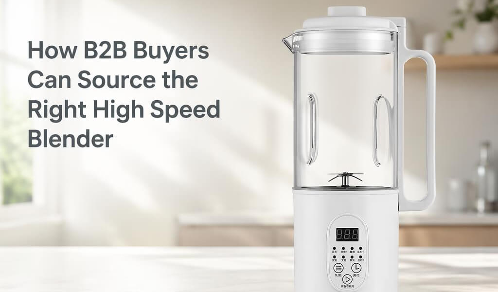 How B2B Buyers Can Source the Right High Speed Blender