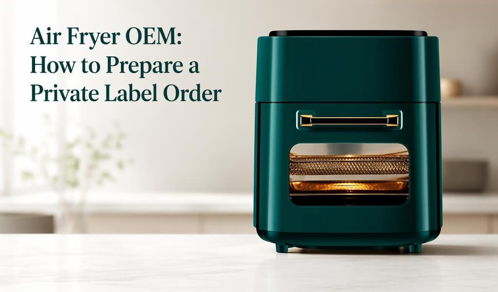 Air Fryer OEM: How to Prepare a Private Label Order