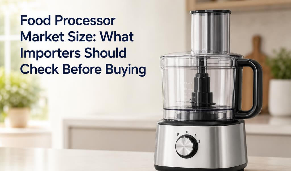 Food Processor Market Size: What Importers Should Check Before Buying