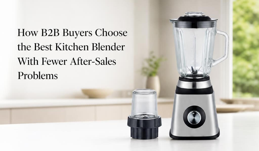 How B2B Buyers Choose the Best Kitchen Blender With Fewer After-Sales Problems
