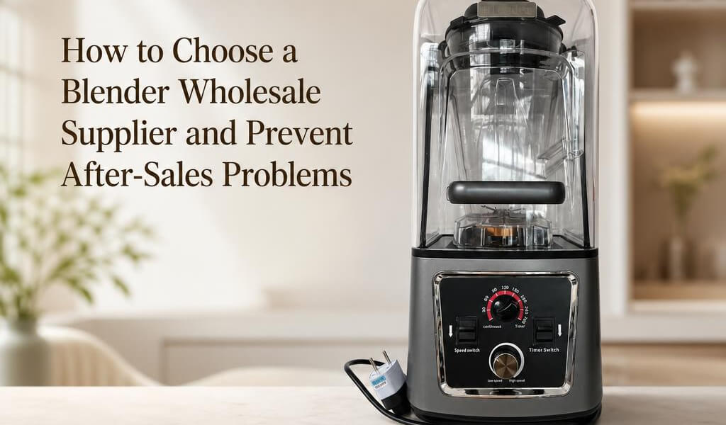 How to Choose a Blender Wholesale Supplier and Prevent After-Sales Problems