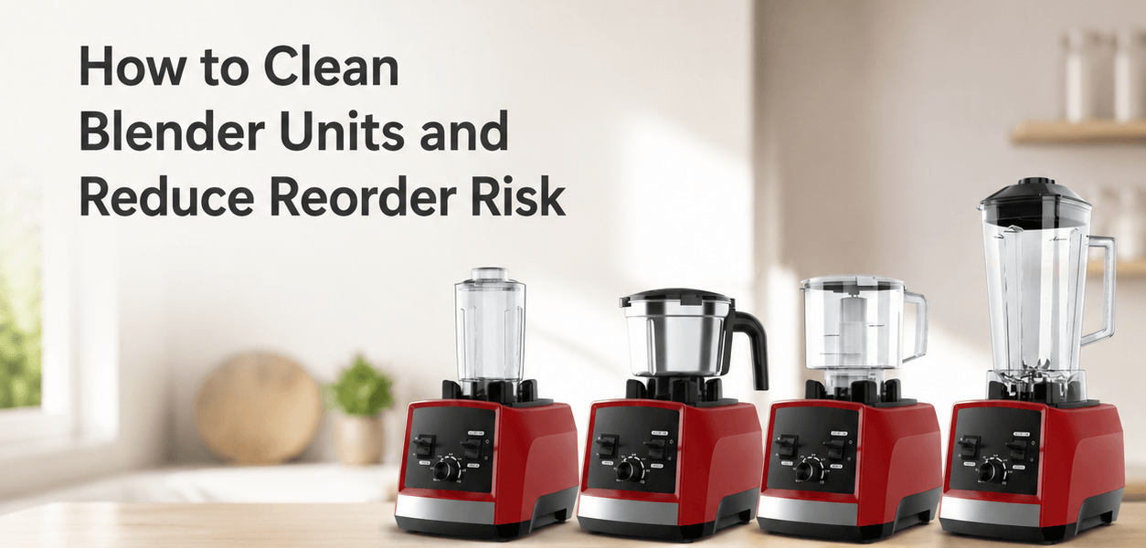 How to Clean Blender Units and Reduce Reorder Risk