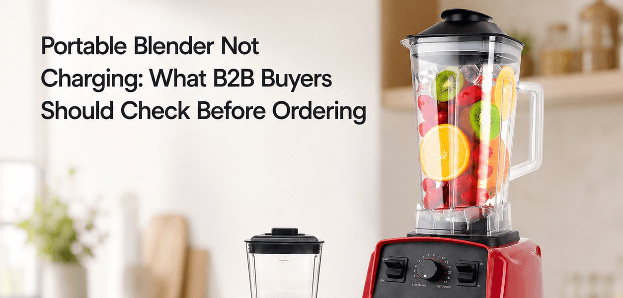 Portable Blender Not Charging: What B2B Buyers Should Check Before Ordering