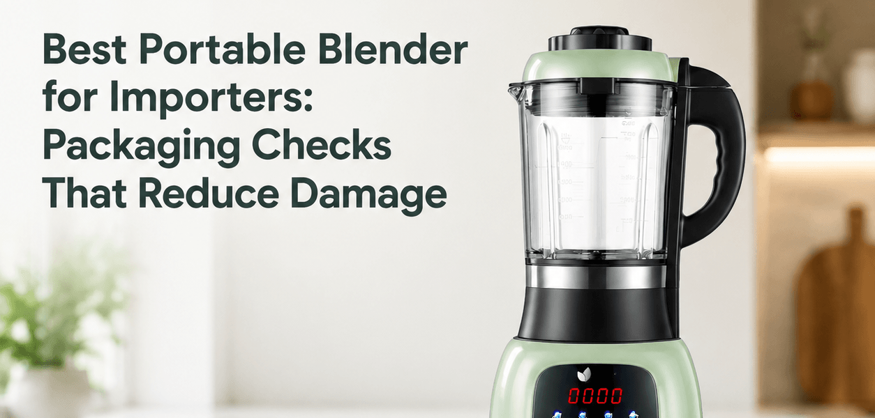 Best Portable Blender for Importers: Packaging Checks That Reduce Damage